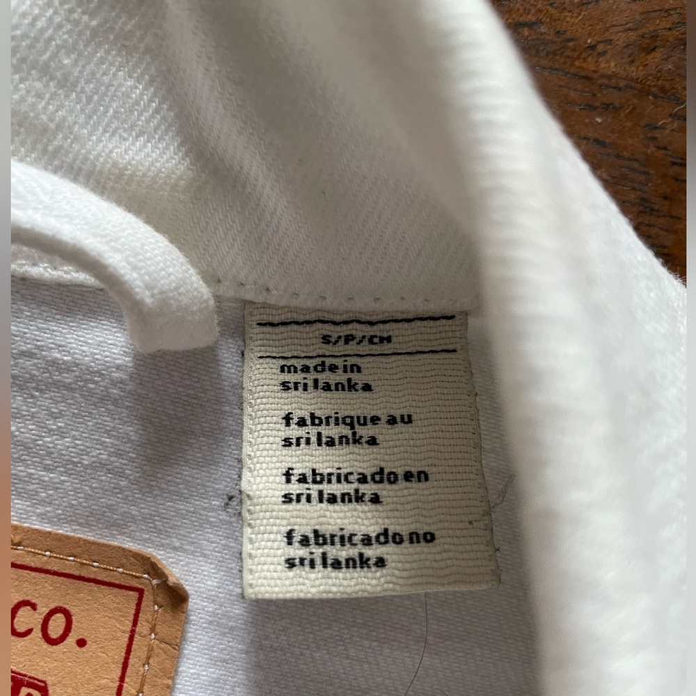 Levi’s white Jean Jacket Cotton SM - Picture 4 of 4